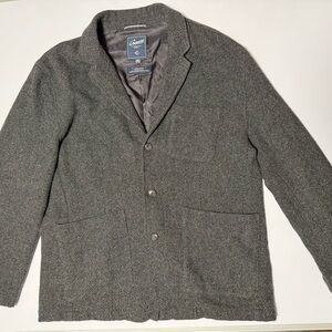 Grayers Clothiers Men's Blazer Wool Blend, Casual Sport Coat, Unstructured Sz XL